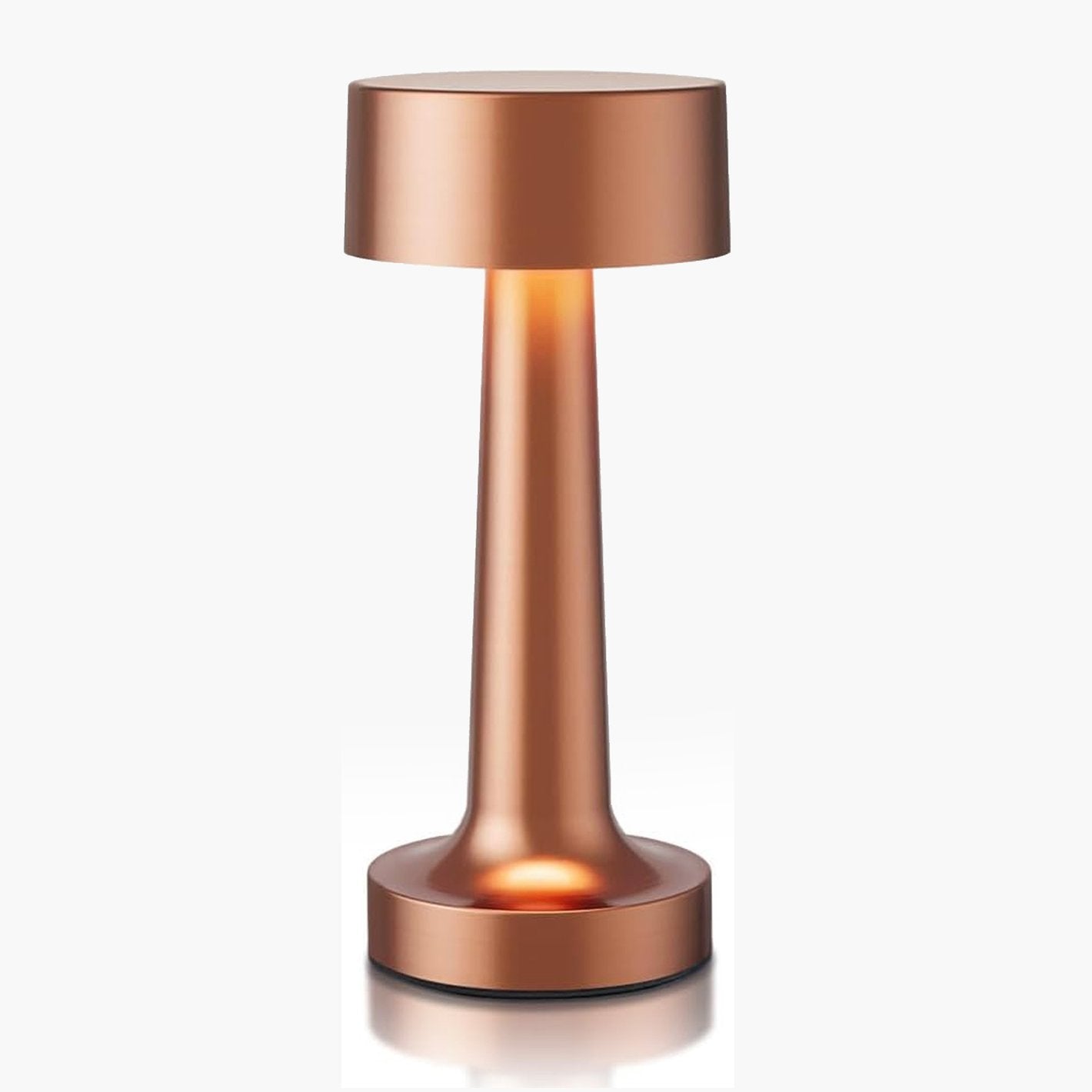 Touch Table Lamp - Metal Table Lamp | Modern Desk Lamp | Rose Gold Table Lamp | Bedroom Lighting